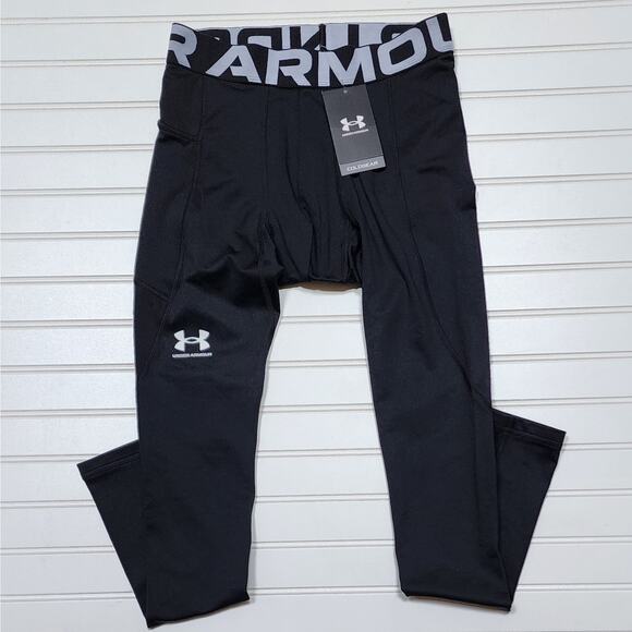 NWT Under Armour Men's Coldgear Compression Leggings - Picture 1 of 6